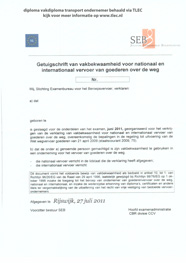 beroepsgoederenvervoer opleiding